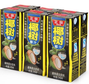 椰树牌【椰汁】椰子汁【6盒装】6x245ml